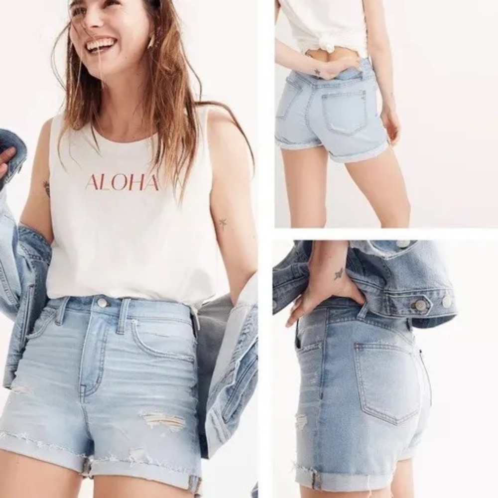 Madewell High-Rise Denim Shorts
